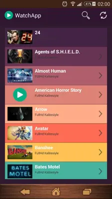 WatchApp android App screenshot 13